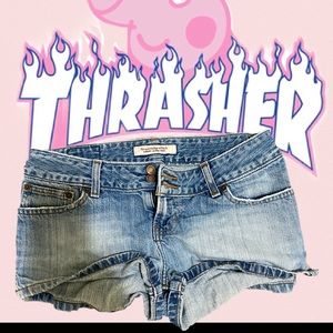 Daisy Duke Short Light Denim Jean Shorts Blue
